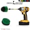 Drill Brush Power Scrubber By Useful Products 5 in W 5 in L Brush, Green G-S-4M-5X-QC-DB - alternate 4